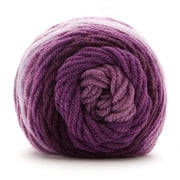 Loops & Threads Soft Classic Ombre Yarn - Ombre Yarn for Knitting, Crochet, Weaving, Arts & Crafts - Purple Ombre, Bulk 12 Pack