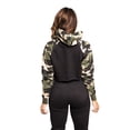 thumbnail image 6 of G-Style USA Women's Long Sleeved Crop Top Hoodie LH13118 - Black/Green Camo -Large, 6 of 8