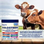Zoyava Colostrum Powder 40% IgG, 13-in-1 Supplement, Collagen, Probiotics, Elderberry, Zinc, Vitamin C & D3