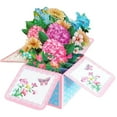 thumbnail image 1 of New Hydrangea 3D Three Greeting Card Birthday Holiday Wishes Universal, 1 of 8