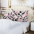 thumbnail image 6 of Coolnut Cute Cartoon Panda Pillowcases, Soft and Cozy Decor Giftsative Pillow Cases with Hidden Zipper for Bedroom, Sofa, Couch, King Size 21x54 Inches（45）, 6 of 6