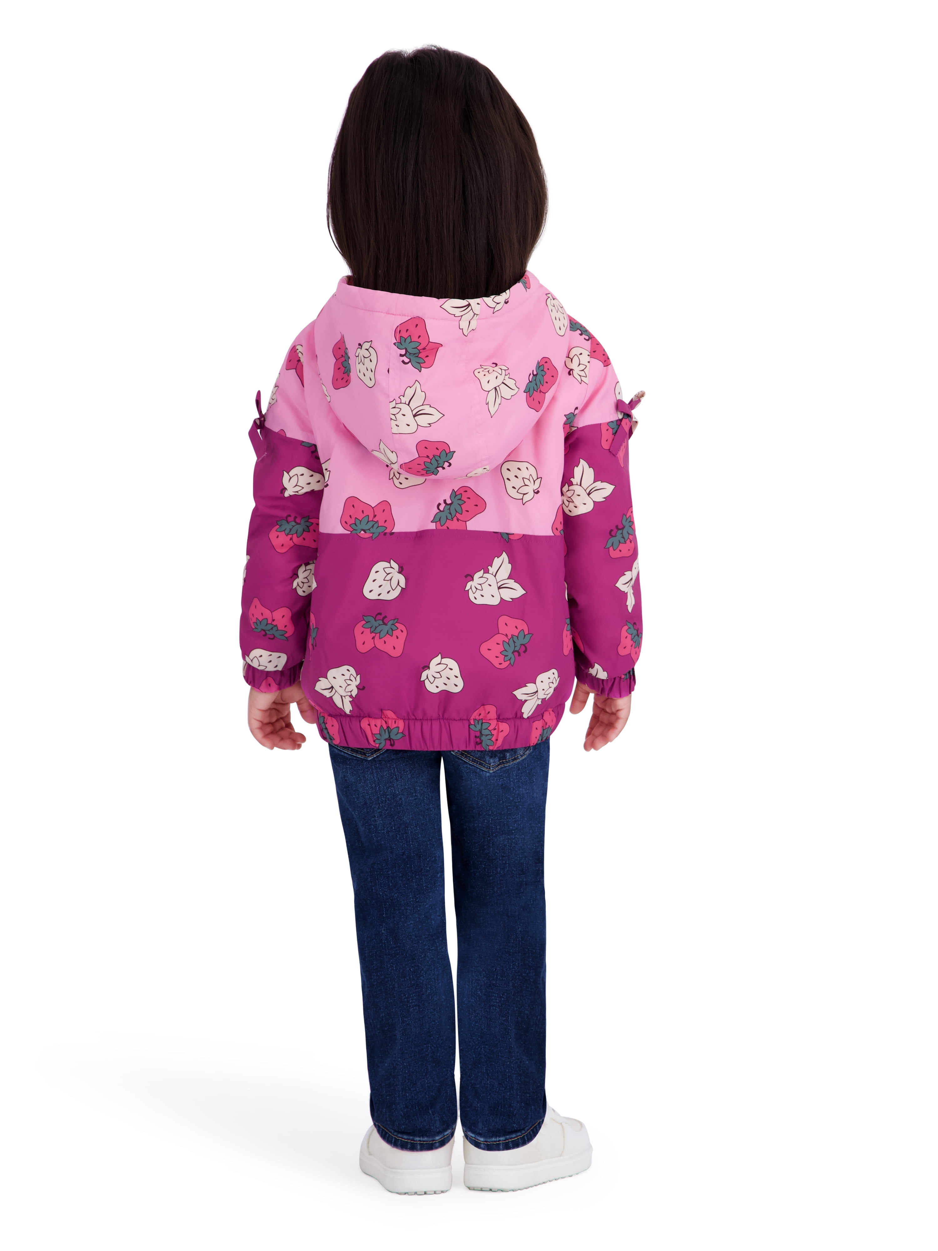 Strawberry Shortcake Toddler Girl Colorblock Jacket, Sizes 2T-5T