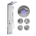 thumbnail image 1 of VEVOR Shower Panel Tower System Stainless Steel Column Rainfall Waterfall Head 5 Modes, 1 of 9