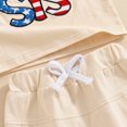 thumbnail image 6 of Okbabeha Baby and Toddler Girl Boy Big Sister Little Sister Brother Matching Outfits Romper/T Shirt+Shorts 4th of July Outfit, 6 of 7