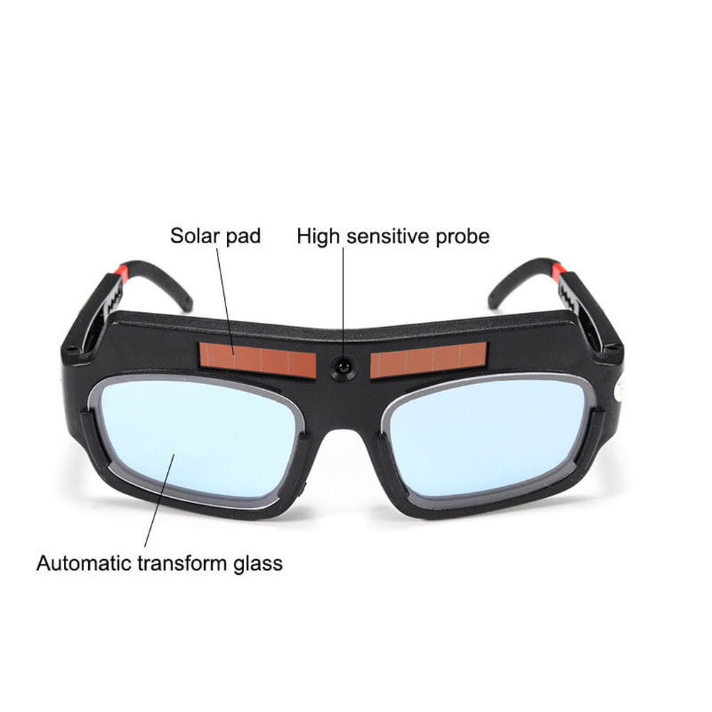 Solar Powered Auto Darkening Welding Helmet Eyes Welder Glasses Anti-glare T4V7 