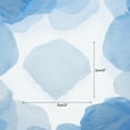 thumbnail image 2 of Unique Bargains Silk Artificial Flower Rose Petals, Light Blue Faux Flowers 2x2 Inch 1200Pcs, 2 of 5