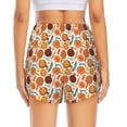 thumbnail image 2 of Lsque Hot Fresh Pizza Printed Women's Running Shorts with Liner Pockets,Elastic Quick Dry Workout Athletic Gym Yoga Shorts,Womens High Waist Shorts-X-Large, 2 of 9