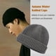 thumbnail image 4 of Minnieouse Gorros de invierno de punto de melón, gorros de protección de lana a la moda, jersey informal, gorro de Hip Hop, accesorios para esquí y Sombreros gris oscuro Minnieouse AP010148-09, 4 of 6