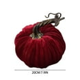 thumbnail image 3 of GFHFHITJ 1 Pc 7.9 Inch Velvet Pumpkins Decor Super Soft Stuffed with Exquisite, 3 of 3
