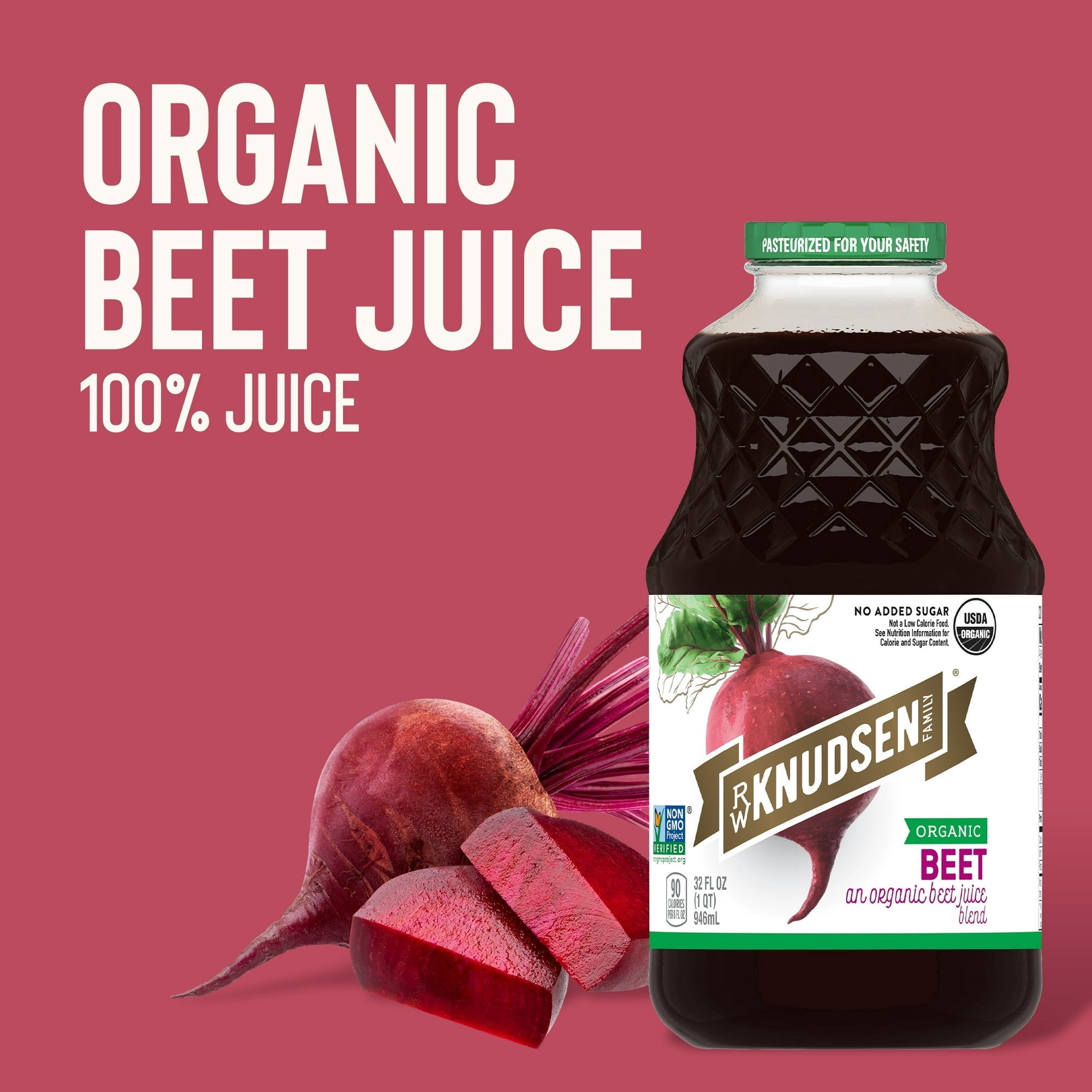 R.W. KNUDSEN, Juice, Og2, Beet, Pack of 6, Size 32 FZ