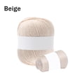 thumbnail image 1 of Hilo de tejer Cuerda de tejer mezclada Cordón de macramé grueso para manualidades de ganchillo Cuerda para hacer bricolaje, beige sidaley HA000409-08B, 1 of 6