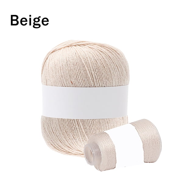 Hilo de tejer Cuerda de tejer mezclada Cordón de macramé grueso para manualidades de ganchillo Cuerda para hacer bricolaje, beige sidaley HA000409-08B