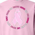 thumbnail image 3 of Inktastic Word Circle-breast Cancer Awareness Adult Sweatshirt, 3 of 4
