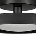 thumbnail image 2 of Elk Home 13.75-Inch Wide Nancy Semi Flush Mount, Matte Black, 2 of 2