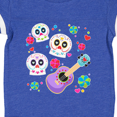thumbnail image 4 of Inktastic Day of the Dead Owl Sugar Skulls and Guitar Boys or Girls Baby Bodysuit, 4 of 5