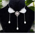 thumbnail image 4 of Witch Crystal Magic Enchanted Faerie Queen Necklace Pagan Butterfly Forest Faerie Pendant Necklace, 4 of 4