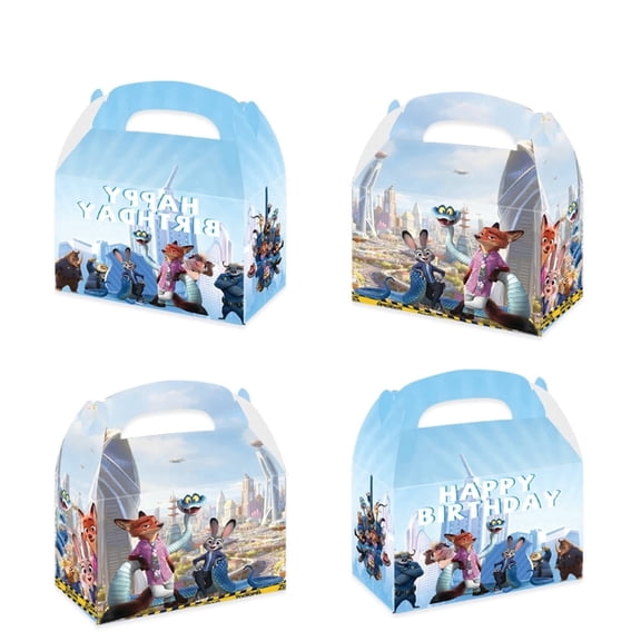 Anime Party Favor Boxes - 12 Pcs Party Favor Candy Boxes for Anime Theme Birthday Party Supplies Decor,Birthday Game Party Kraft Paper Gift Bag Decorations