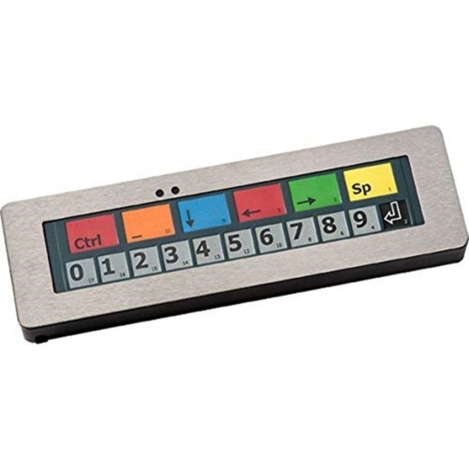 TG3 Electronics Bump Bar 17 Key USB Tethered DuraSwitch Horizontal