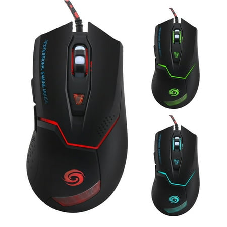 New Fashion 2400 DPI 6D Buttons LED Wired Gaming Mouse For PC Laptop