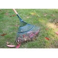 thumbnail image 3 of Steel 22 Rake Head Replacement For Garden Leaves Green Heavy Duty Tools, 3 of 8