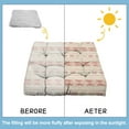 thumbnail image 5 of Dutch Velvet Meditation Floor Pillow 22 Inch, Boho Square Cushion for Yoga, Reading, and Lounging, 5 of 7