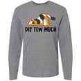 thumbnail image 3 of Inktastic Napping Dis Tew Much Longhair Calico Cat Long Sleeve T-Shirt, 3 of 5