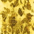 thumbnail image 1 of Ahgly Company Indoor Square Abstract Yellow Modern Area Rugs, 5' Square, 1 of 4