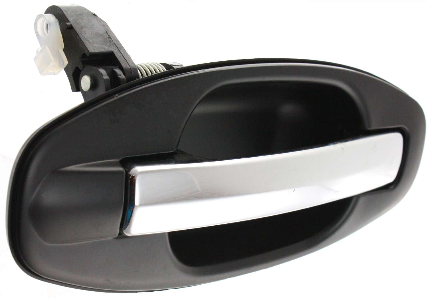 Replacement ARBH491313 Exterior Door Handle Compatible with 2001-2006 Hyundai Santa Fe Rear, Right Passenger Chrome Lever with Primed Bezel