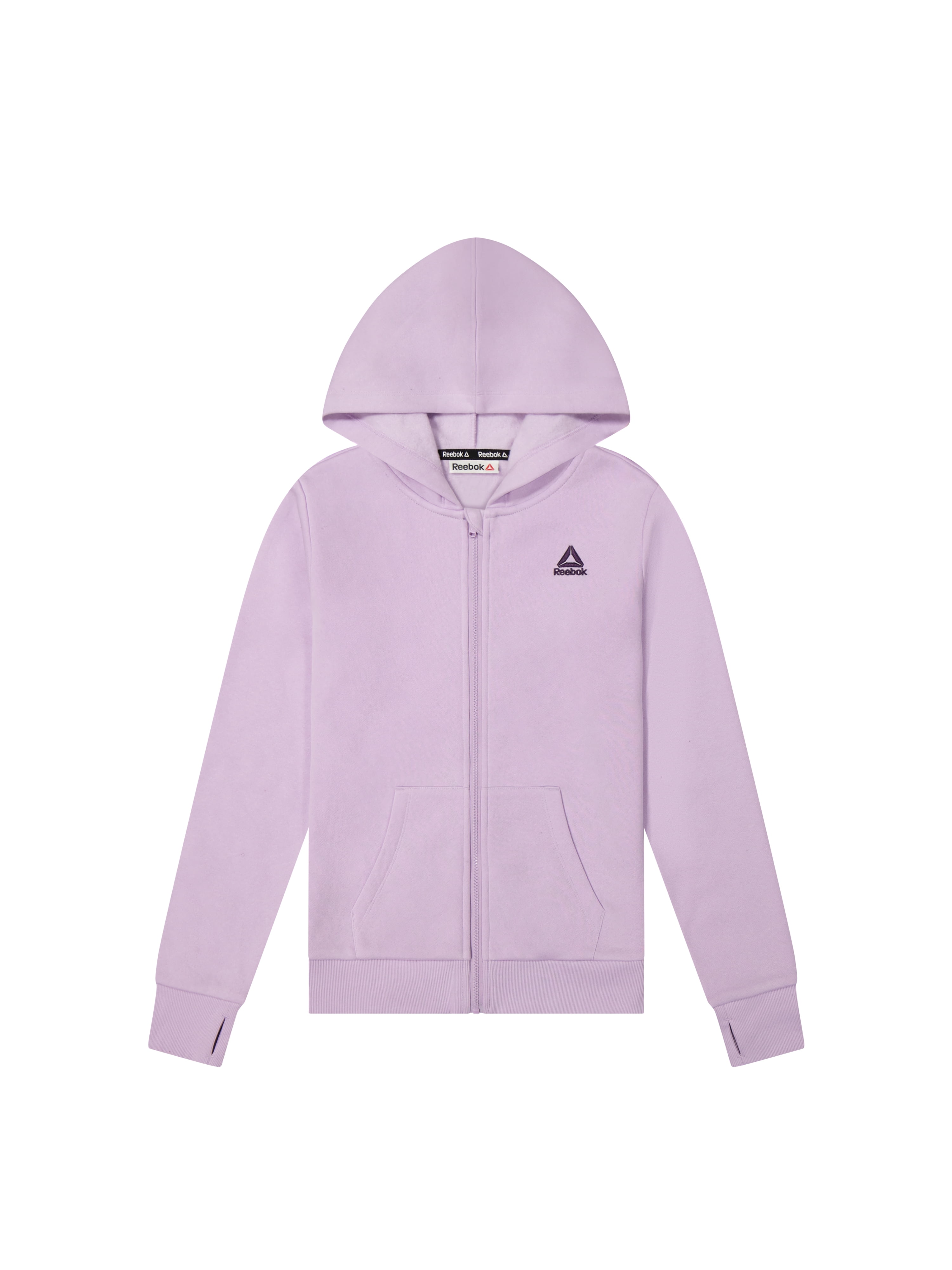 Reebok Girl’s Game Day Fleece Full Zip Hoodie, Sizes 4-18