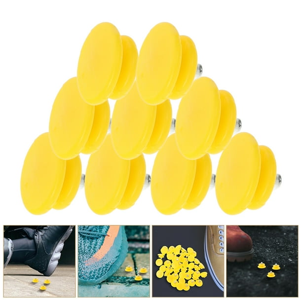 GOOHOCHY 100 piezas de pinzas para zapatos reservadas, suministros para escalada en nieve, clavos antideslizantes para zapatos con clavos.