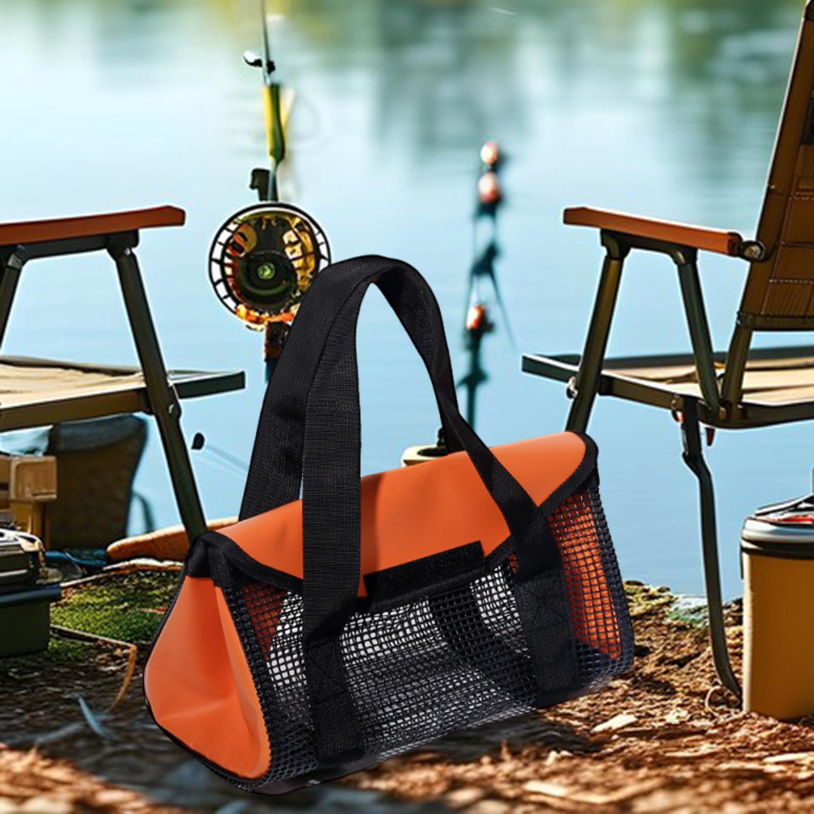 harayaa Fishing Lures Bag Convenient Protective Portable Gear Fishing Iron Plate Bag Orange