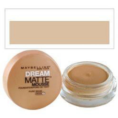 Maybelline Dream Matte Mousse Foundation Makeup for All Skin, Porcelain, 0.64 oz