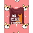 thumbnail image 3 of This Girl Loves Her Welsh Corgi. Sweatshirt Women -Image by Shutterstock, Female Small, 3 of 4
