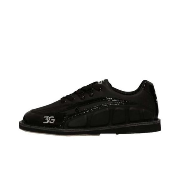3G Men's Tour Right Hand Bowling Shoes - Black 4 M US