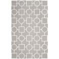 thumbnail image 1 of Safavieh Cambridge 3' X 5' Hand Tufted Wool Rug in Silver and Ivory, 1 of 3