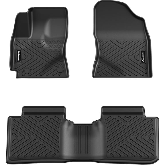 Mescukay Floor Mats for 2014-2019 Toyota Corolla, Anti Skid Heavy Duty Waterproof Floor Liners Black Full Set