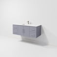 thumbnail image 6 of Geneva 48 in. W Dark Grey Bath Vanity, Cultured Marble Top, and Faucet Set, 6 of 11