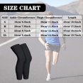 thumbnail image 3 of CNKOO 2 Paires de Manches de Compression pour Jambes Manches Longues Sport Cyclisme pour Hommes Femmes Course Basketball, 3 of 7