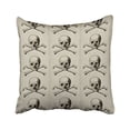 thumbnail image 1 of RYLABLUE Fun Happy Halloween Skull Throw Pillow Covers Cushion Cover Case 20x20 Inches Pillowcases Two Side, 1 of 1