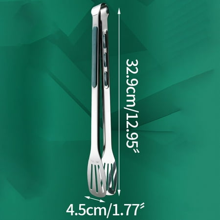 

304 Stainless Steel Steak Tongs Silicone Buffet Tongs BBQ Tongs Food Tongs BBQ Accessories Kitchen Tools Clip
