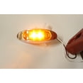 thumbnail image 5 of 2 Red 2 Amber w Bezel LED 2" Light Clearance Side Marker for Truck Trailer Car EHD, 5 of 6