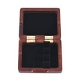thumbnail image 2 of Graflsoa Handcrafted Maroon Wooden Bassoon Reed Case with Magnetic Locks, Holds 3 Reeds, French Bevel Edge Design, Compact & Portable (Reeds Not Included), 2 of 7