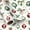 Christmas ornaments, variant on Christmas Wrapping Paper Roll – 17 in x 16.4 ft Gift Wrap with Red & Green Ornaments, Holly & Bells Holiday Design for Christmas Presents & Party Gifts