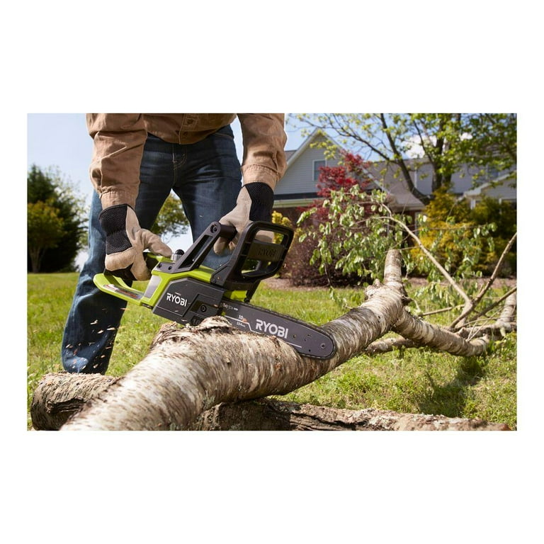Ryobi ONE 10in 18 Volt Handheld Lithium Ion Electric Power Chainsaw Lightweight Tool Battery Charger Not Included Walmart