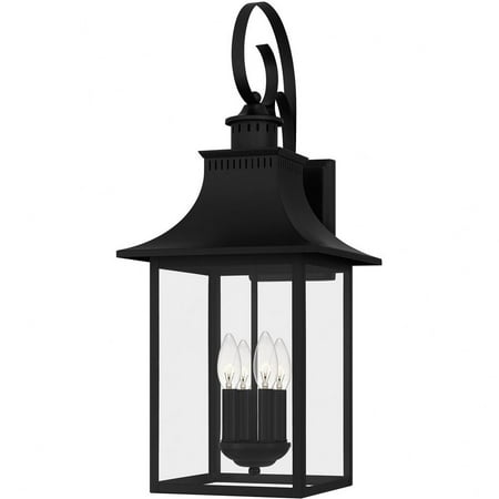 

Quoizel Chancellor 4-Light Mystic Black Outdoor Wall Lantern