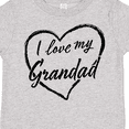 thumbnail image 4 of Inktastic I Love My Grandad in Black Chalk Heart Boys or Girls Toddler T-Shirt, 4 of 5