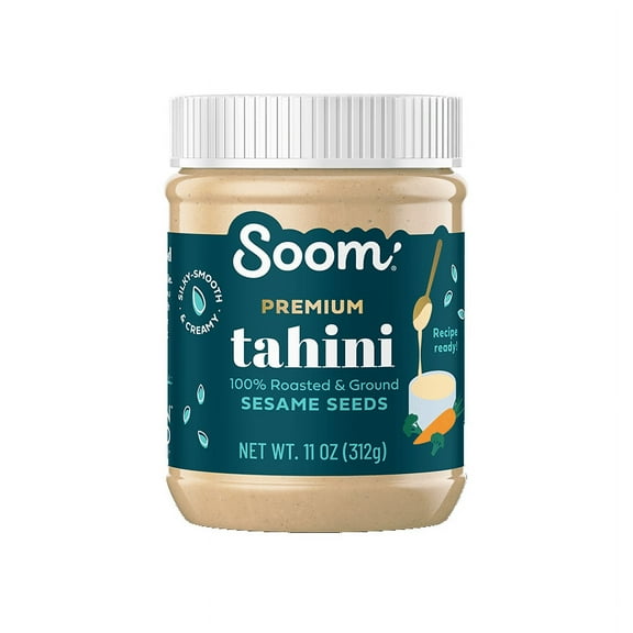 Pack of 6, Soom Foods Premium Tahini, 11 oz