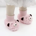 thumbnail image 5 of Tisuna Unisex Baby Walking Shoes Bear Print Soft Easy On Sneakers Fashion Cute Winter Kids Sock Booties Pink Size 6-12 Months, 5 of 6