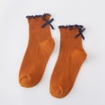 thumbnail image 2 of PMVFHDE Womens Socks Short Fashion Japanese Bowknot Lace Ankle Socks, 2 of 4