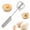 10in, variant on Easy Whisk Stainless Steel Hand Push Egg Beaters, Semi Automatic Rotary Blender, 10 12 14in Size for Kitchen Baking